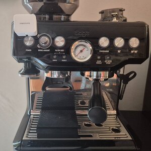 Sage The Barista Express Μηχανή Espresso 1850W Πίεσης 15bar με Μύλο Άλεσης Black Sesame SES875BKS