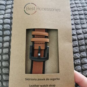 Leather Strap Brown 20mm Galaxy Watch4 5 6 7 Fe 4 Classic/6 Classic/5 Proamazfit Gts 2 Gts 2 Mini Gts 2ehuawei Watch Gt2 Gt3 42mm Gt3 Pro 43mm Haylou Ls02