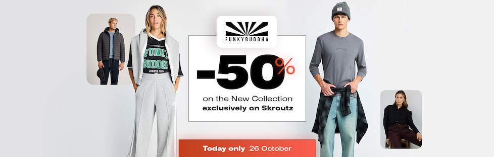 50% OFF on Funky Buddha!