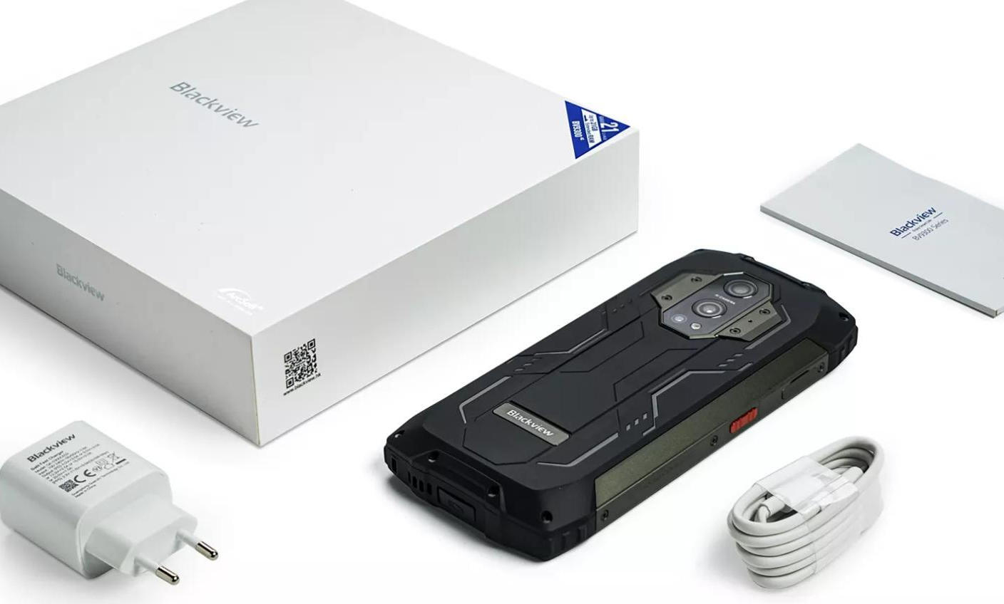 BlackView BV9300 Laser Rangefinder Version Dual SIM (12GB/256GB) Ανθεκτικό Smartphone Πορτοκαλί