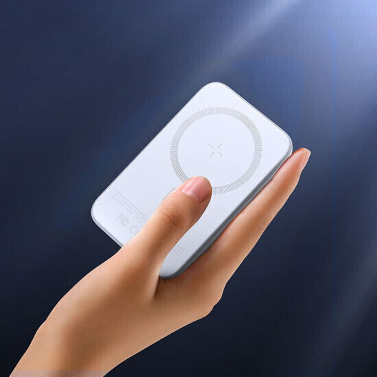 Joyroom JR-W020 MagSafe Power Bank 10000mAh 20W με Θύρα USB-A και Θύρα USB-C Power Delivery Λευκό