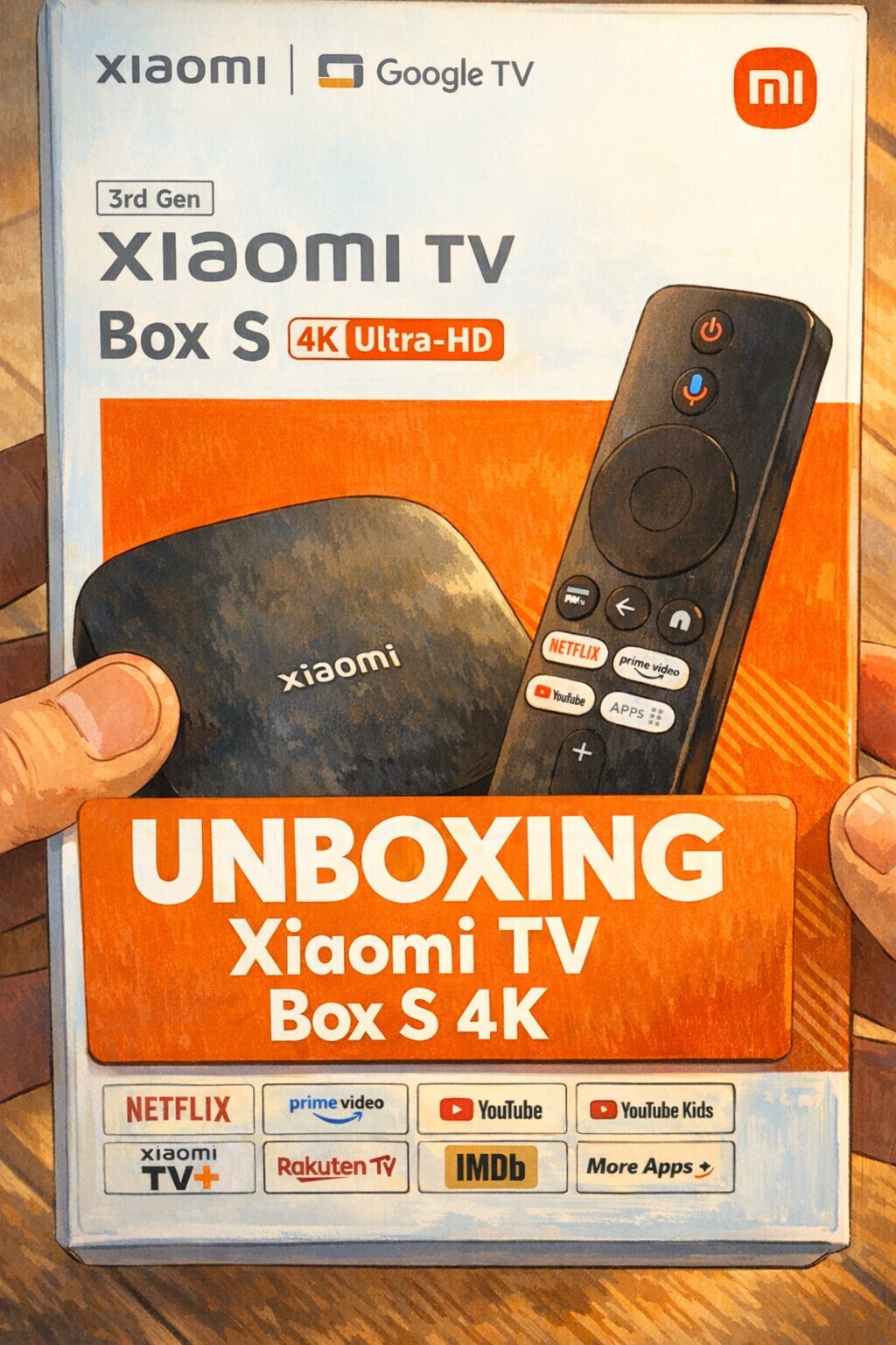 Unboxing Xiaomi TV Box 3. Generation