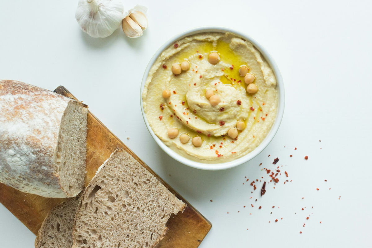 Vegan χούμους κολοκύθας