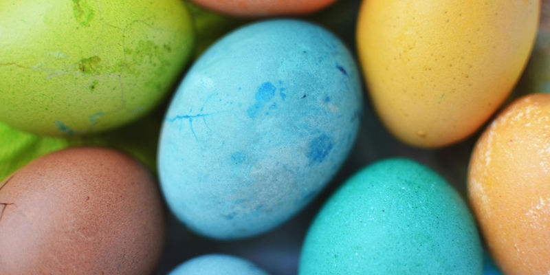 Recipe for dyeing Easter eggs