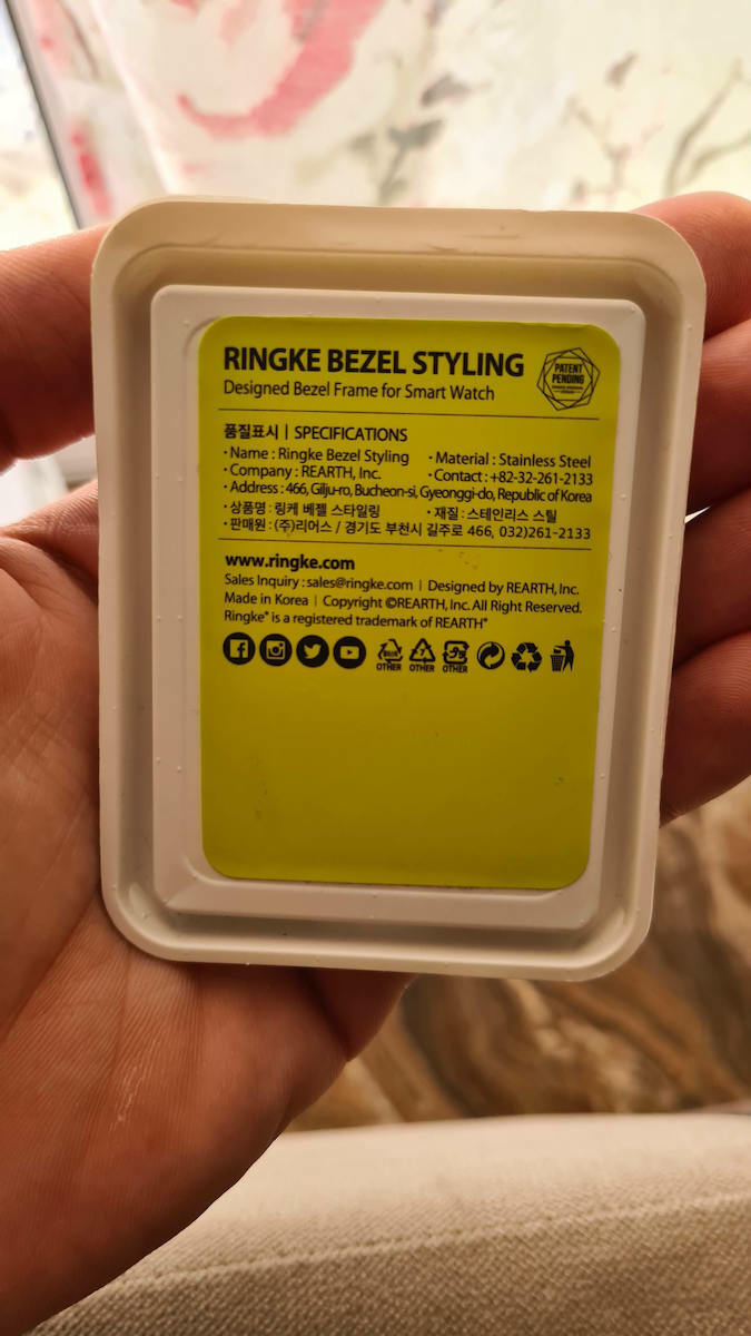 Ringke Bezel Ring with Digits Μαύρο (Galaxy Watch (46mm) / Gear S3)
