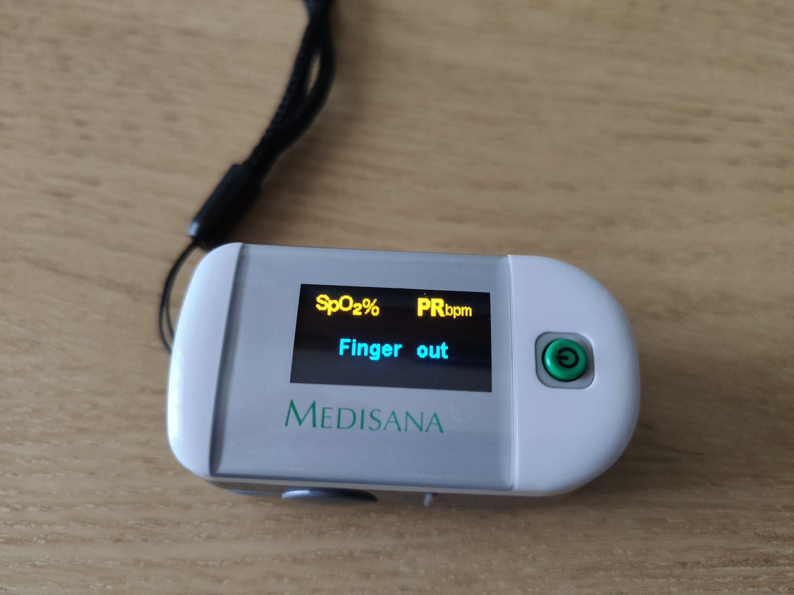 Medisana PM 100 Pulse Fingertip Pulse Oximeter Gray