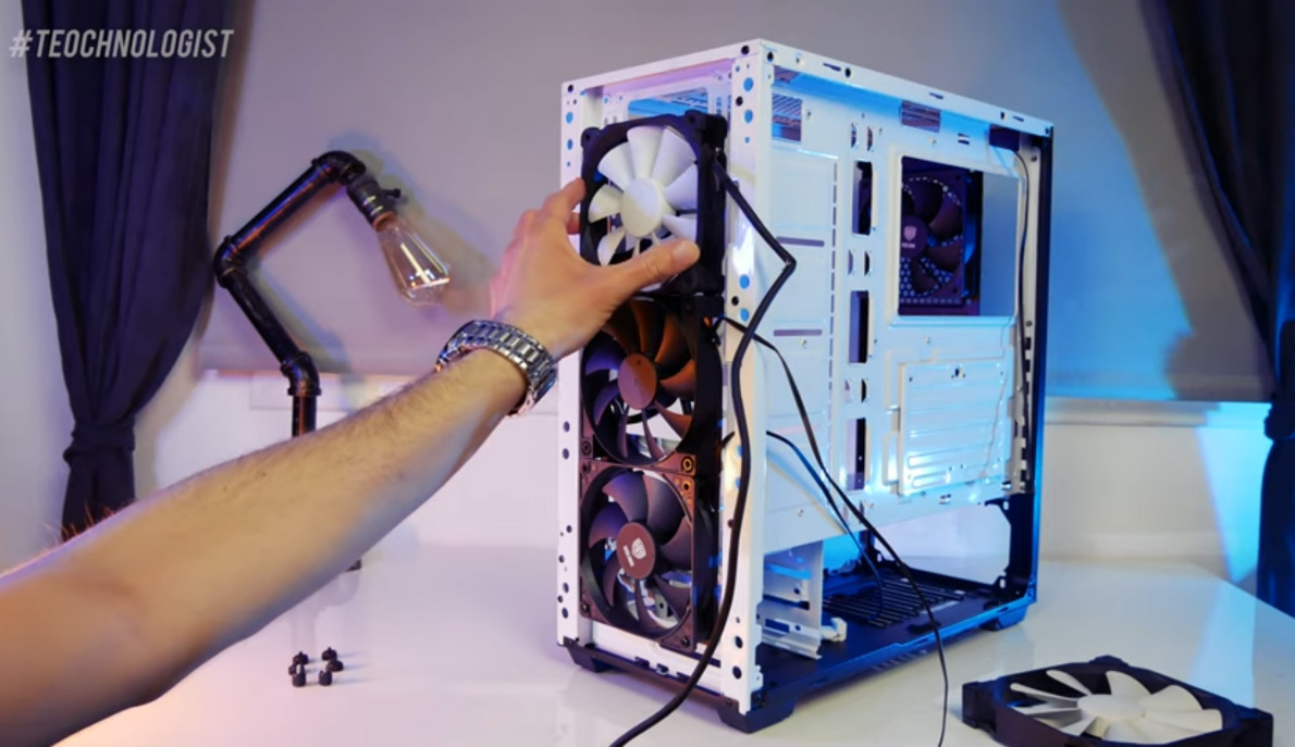 Kolink Stronghold Gaming Midi Tower Κουτί Υπολογιστή με Πλαϊνό Παράθυρο Λευκό