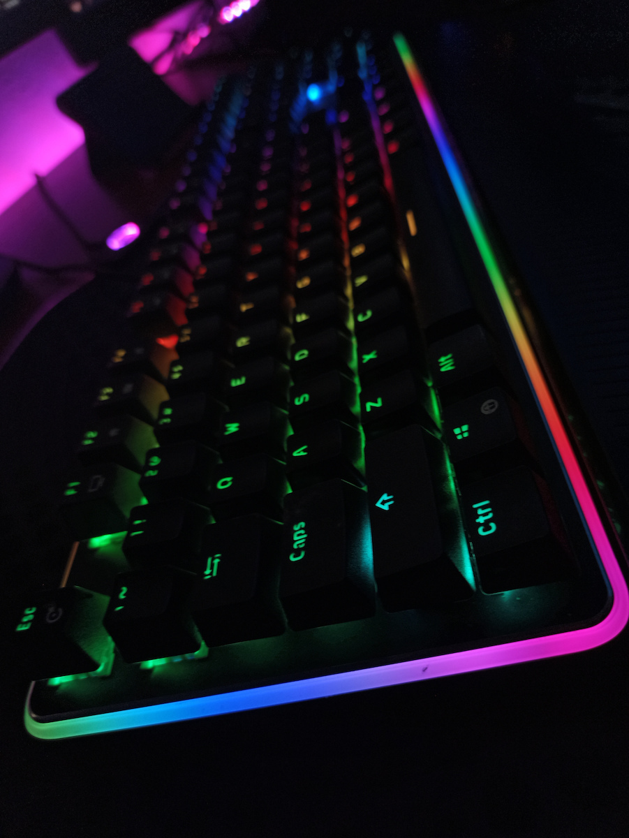 Zeroground KB-2800G Satomi Gaming Μηχανικό Πληκτρολόγιο με Outemu Red διακόπτες και RGB φωτισμό (Αγγλικό US)