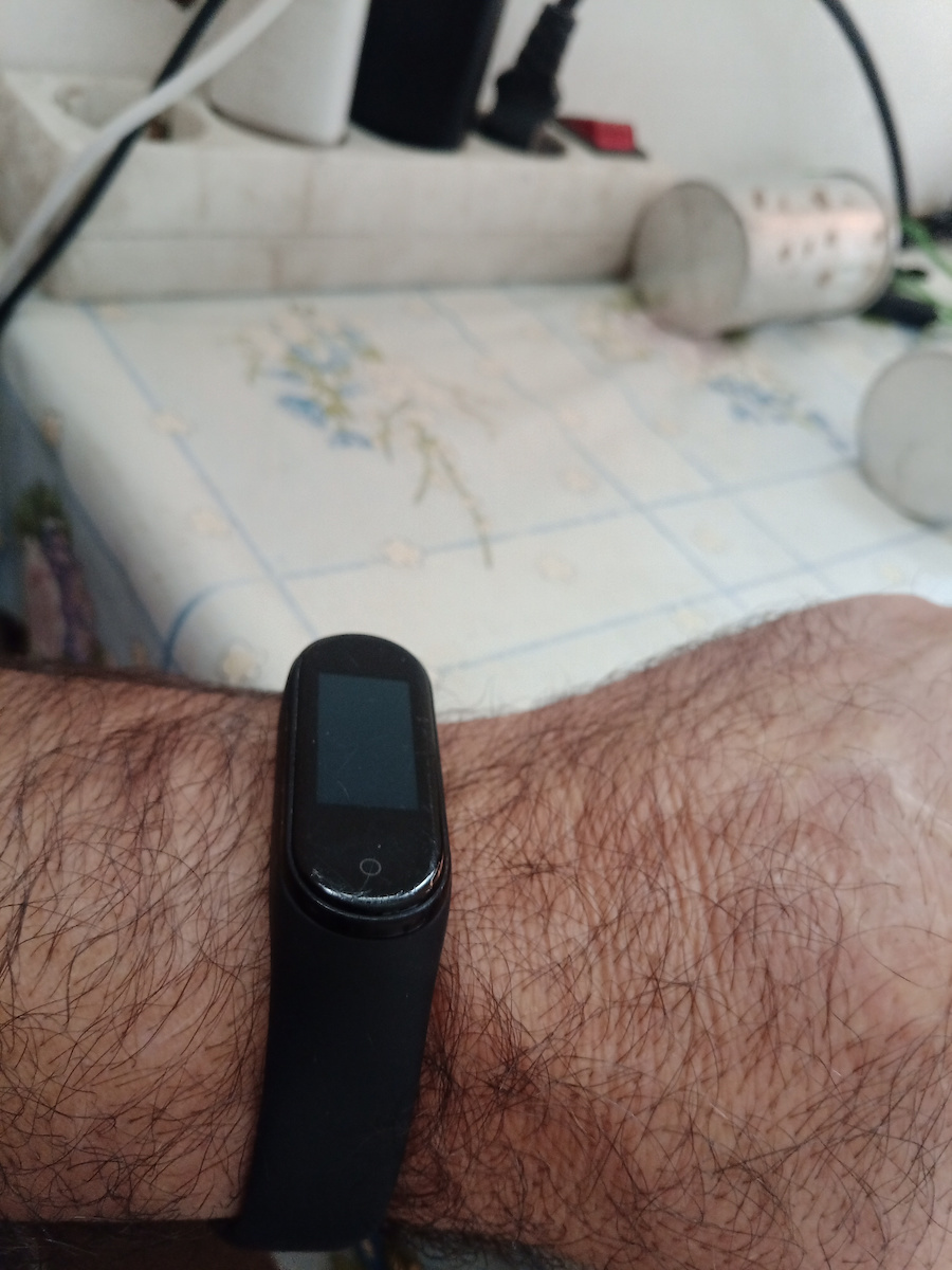 Λουράκι Σιλικόνης Μαύρο (Mi Band 3/4)