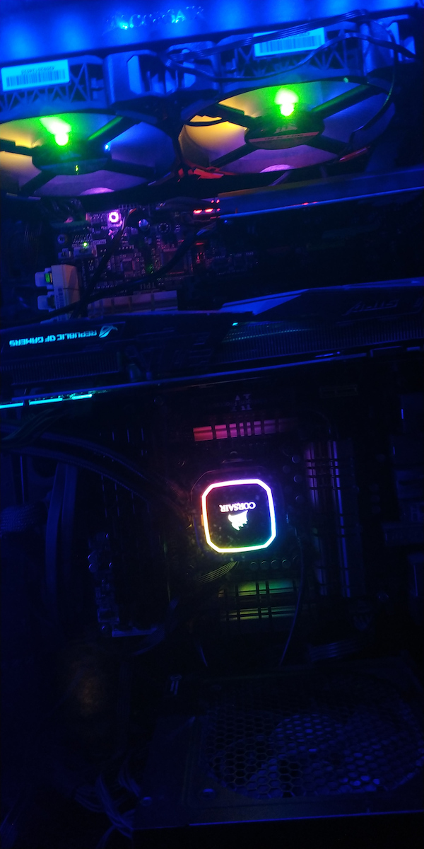 Corsair Hydro Series H100i RGB Platinum Υδρόψυξη Επεξεργαστή Διπλού Ανεμιστήρα 120mm για Socket AM4/115x