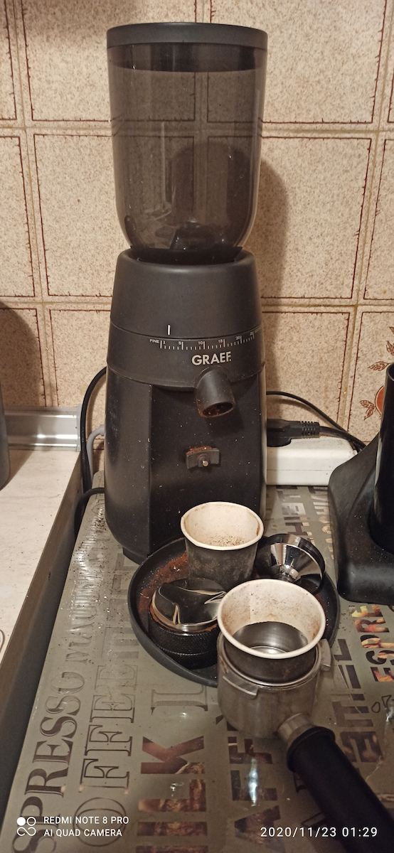 Graef CM 702 Electric Coffee Grinder 128W for 250gr Beans and 24 Grind Levels Black