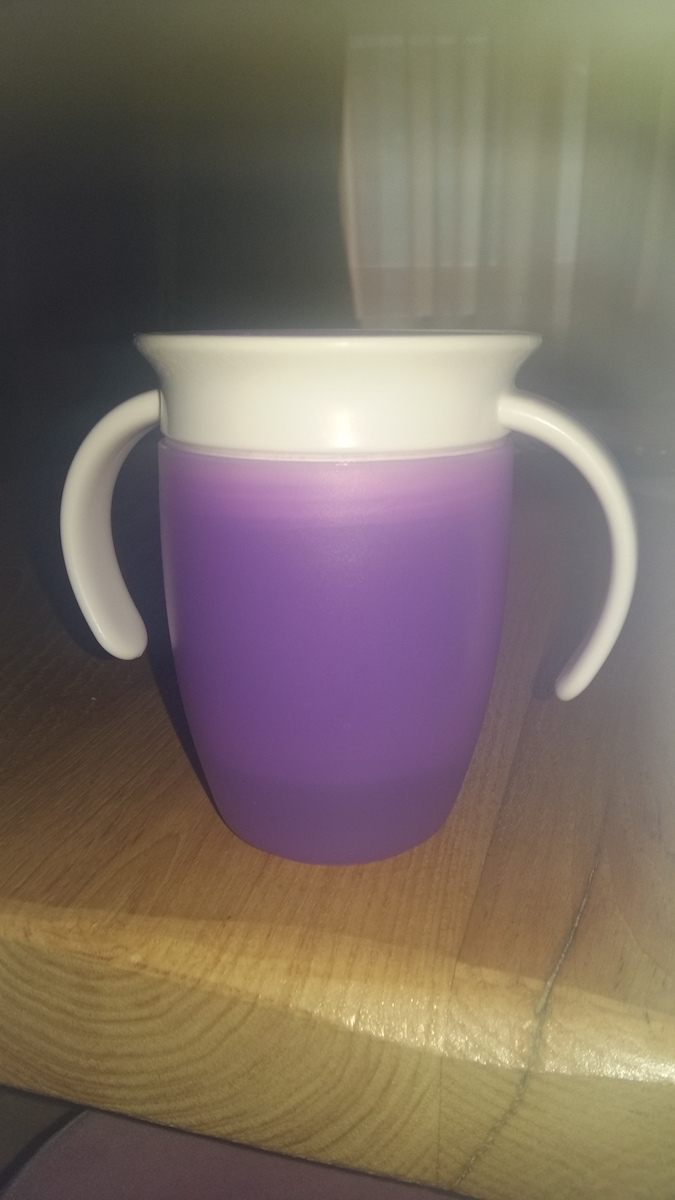 Munchkin Παιδικό Ποτηράκι Miracle 360° Trainer Cup από Πλαστικό Μπλε 207ml για 6m+