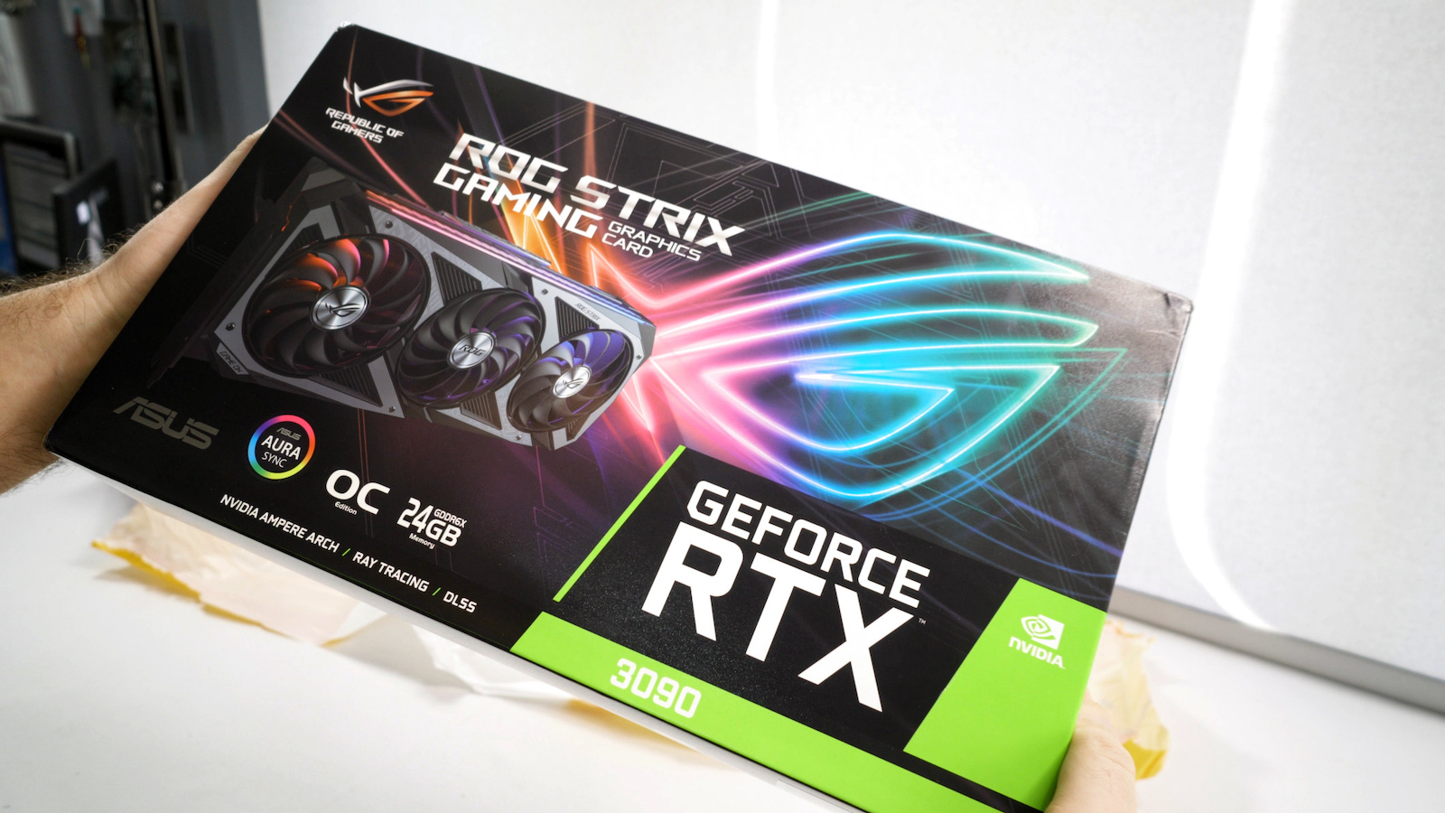 Asus GeForce RTX 3090 24GB GDDR6X ROG Strix OC Κάρτα Γραφικών