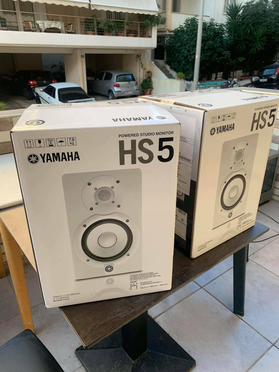 Yamaha HS5I Ηχείo Studio Monitor 5" 70W (Τεμάχιο) Λευκό