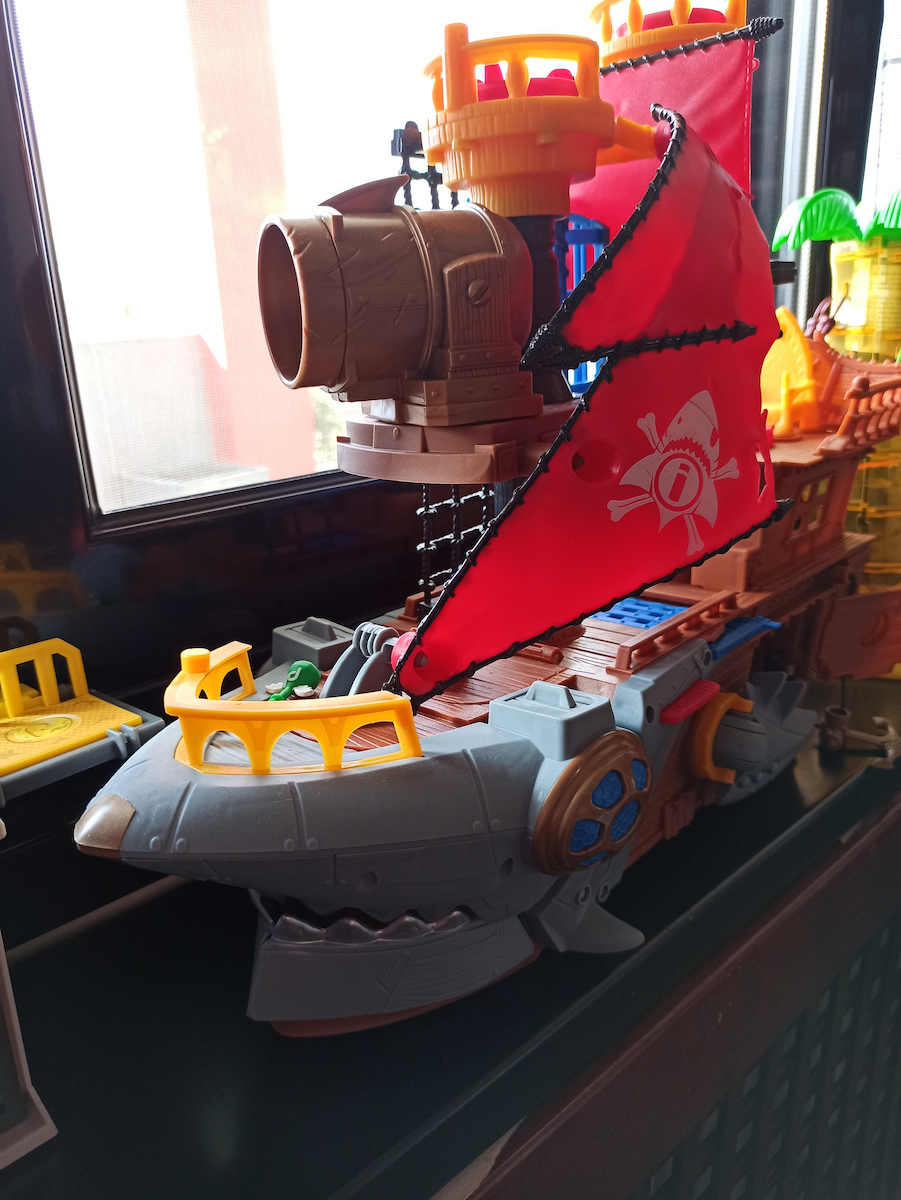 Action Figure Imaginext Pirate Shark Ship for 3+ years Years 41cm.