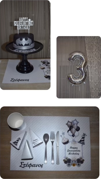 A Little Lovely Company Cake Stand Black 29.7x29.7x20.2cm