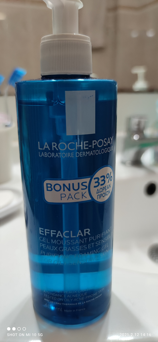 La Roche Posay Effaclar Refill Gel Cleansing Face for Acne-Prone Skin 400ml