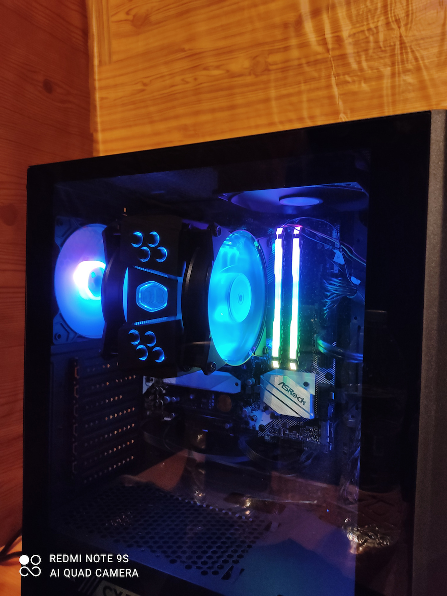 CoolerMaster MasterAir MA410M RGB Ψύκτρα Επεξεργαστή Διπλού Ανεμιστήρα για Socket AM4/115x/AM3/AM3+