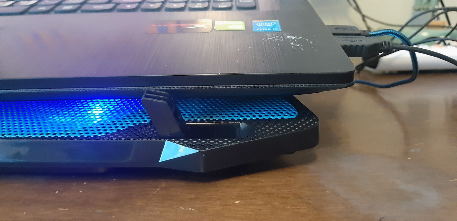 Spirit of Gamer Air Blade 500 Cooling Pad για Laptop έως 17.3" με 4 Ανεμιστήρες και Φωτισμό Μπλε