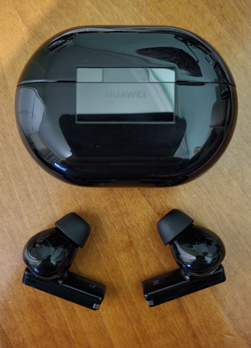 Huawei FreeBuds Pro Bluetooth-Freisprecheinrichtung Kopfhörer mit Ladeetui Carbon Black