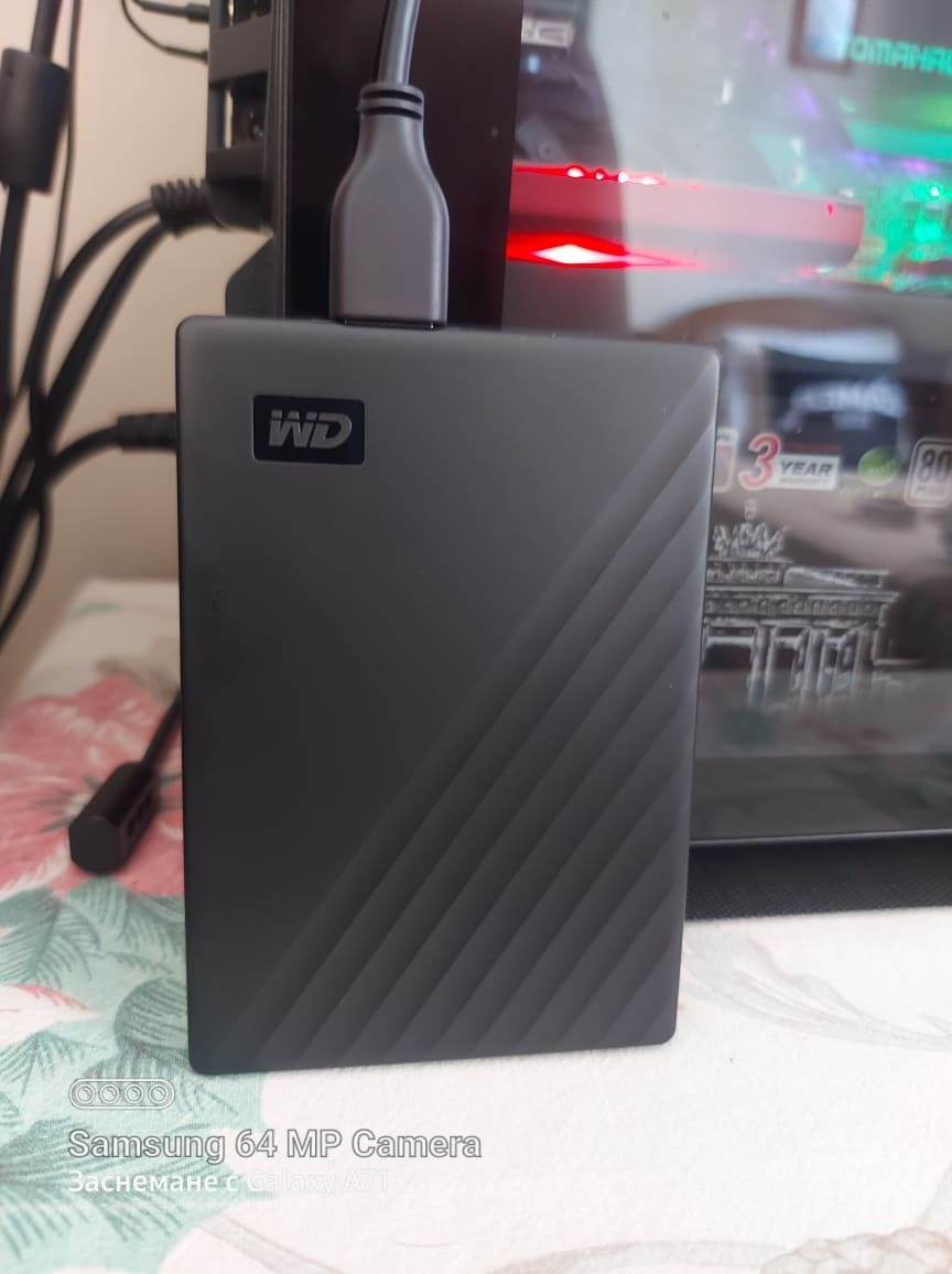 Western Digital My Passport (2019) USB 3.2 Εξωτερικός HDD 4TB 2.5" Μαύρο