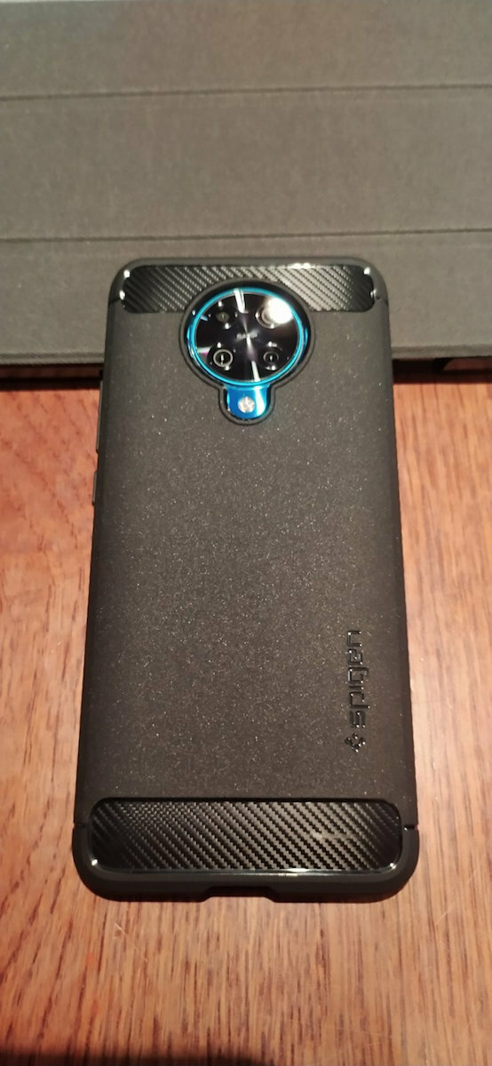 Spigen Rugged Armor Back Cover Σιλικόνης Μαύρο (Poco F2 Pro)