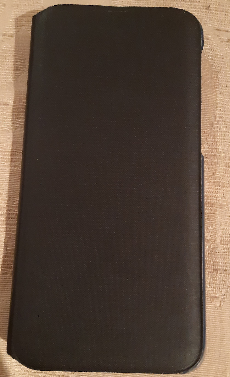 Samsung Wallet Cover Synthetic Leather Black (Galaxy A40)