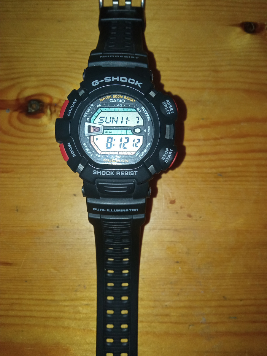 Casio G-Shock Digital Ceas Baterie cu Negru Brățară din cauciuc