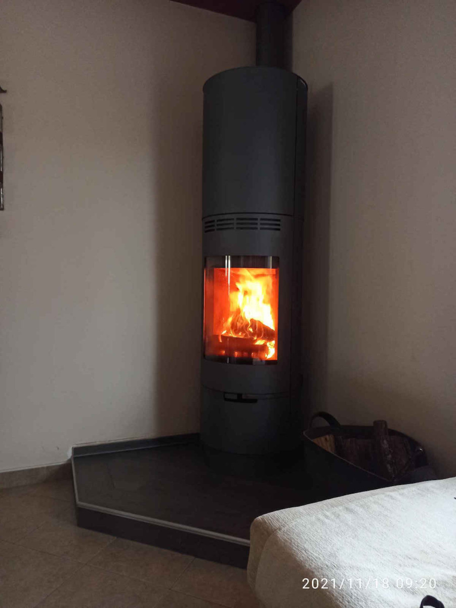 Thorma Sevilla Oțel Soba pe lemne 7.5kW Gri