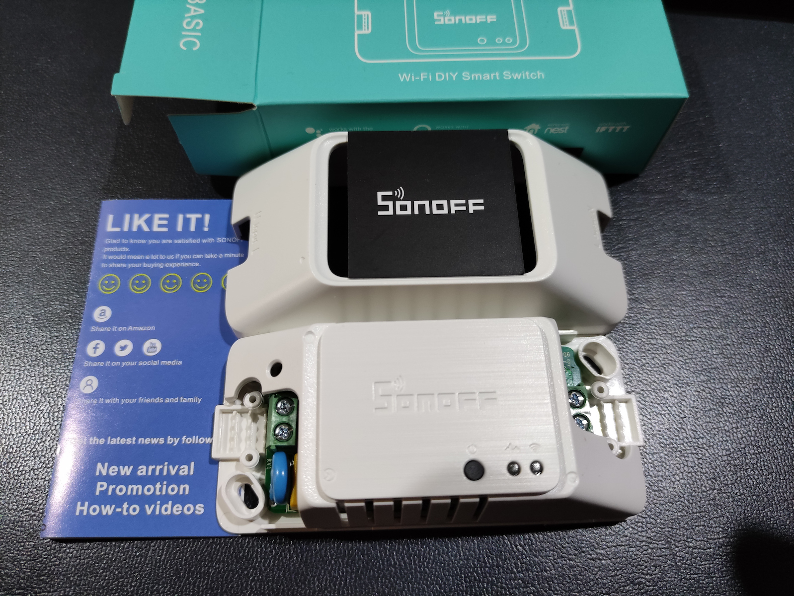 Sonoff Basic R3 Comutator Inteligent 1 Canal Wi-Fi & RF 10A