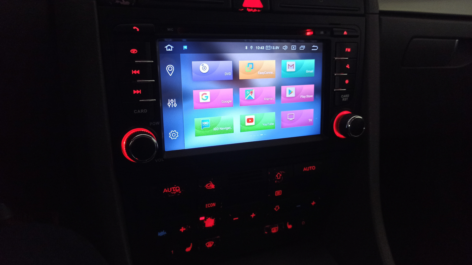LM Digital Автомобилна Аудио Система (Блутут/USB/WiFi/GPS/Apple-Carplay/Android-Auto) с Тъчскрийн 9"