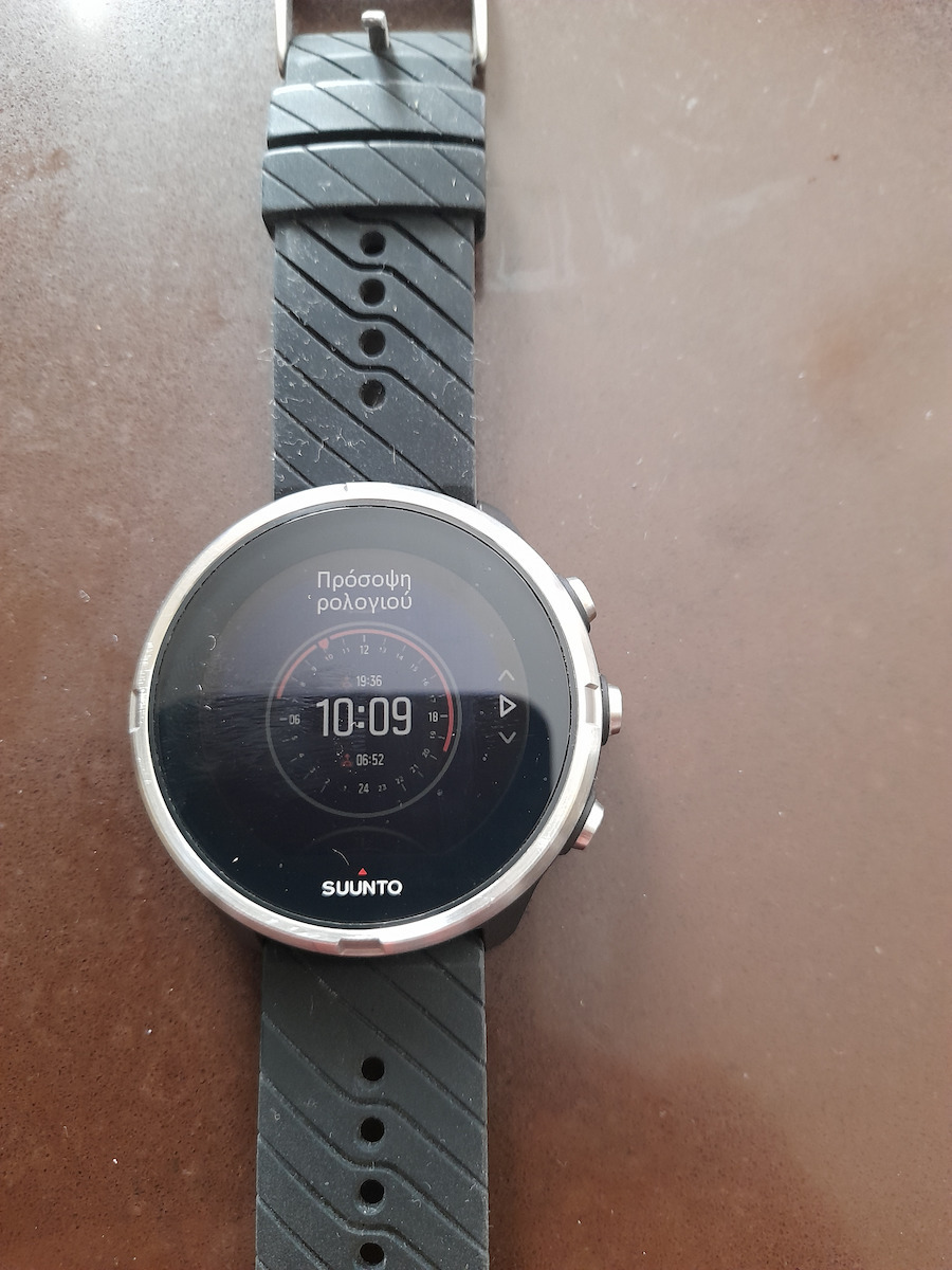 Suunto 9 Edelstahl 50mm Wasserdicht Smartwatch mit Pulsmesser (Schwarz)