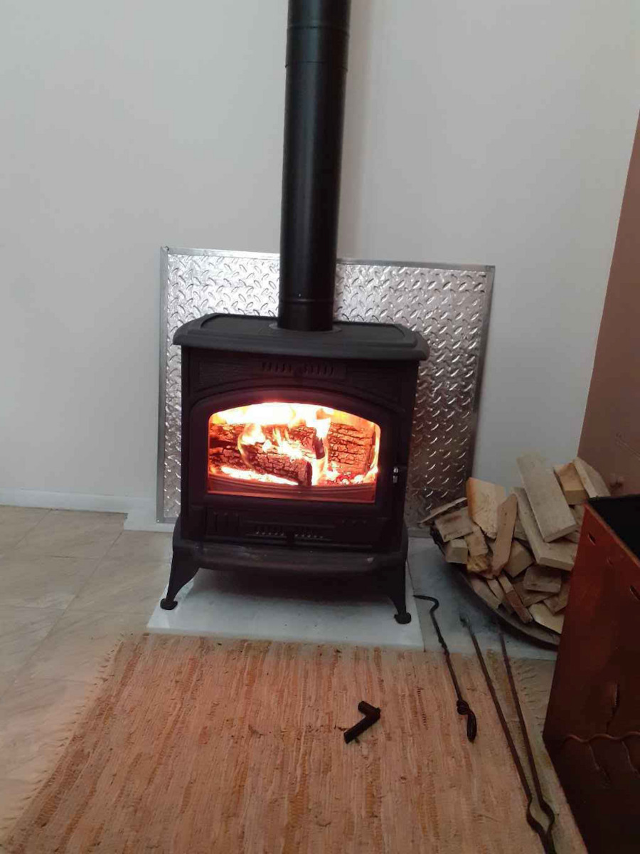 Kratki Koza K6/130 Μεταλλική Ξυλόσομπα 8kW Μαύρη
