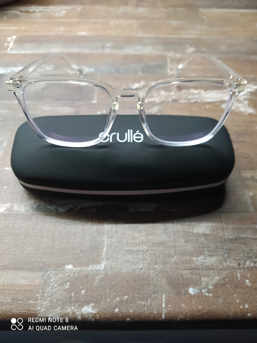 Crulle Transparent Plastic Rame ochelari TR1886 C4