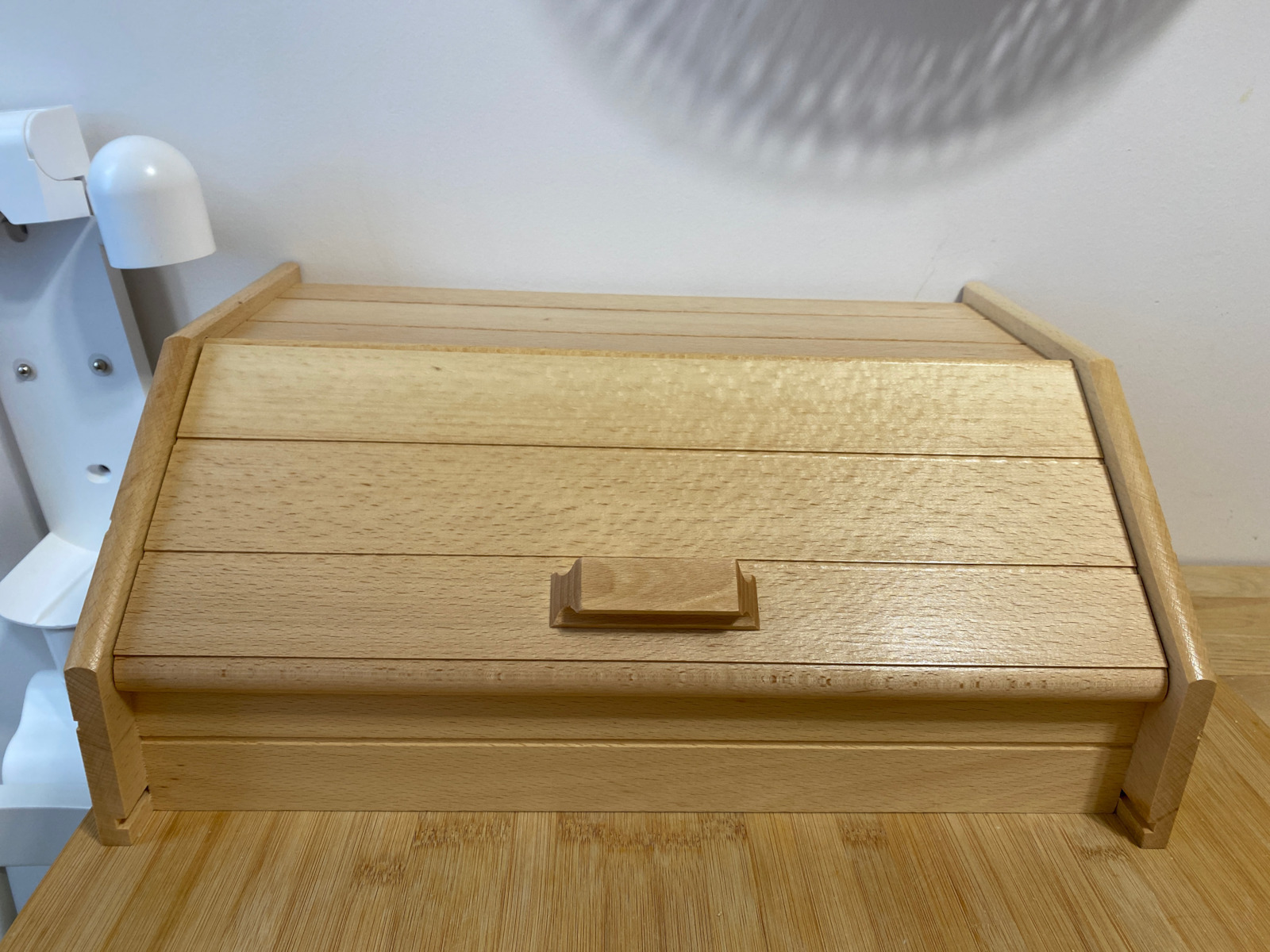 Кутия за хляб с капак Дървени Кафяв 42x28.5x16.5см