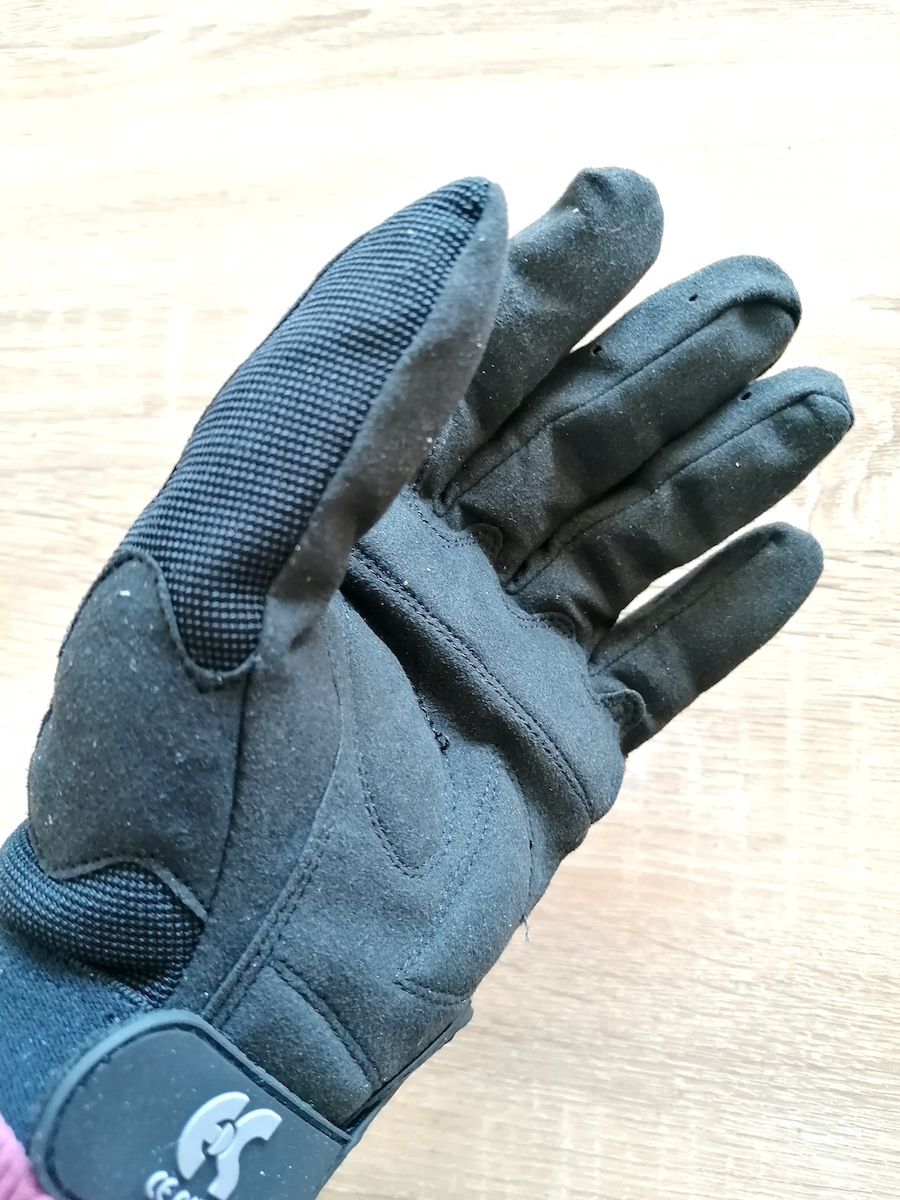 Ergo Spandex Перчатки за работа Черен Синтетична кожа 8604-080 1бр