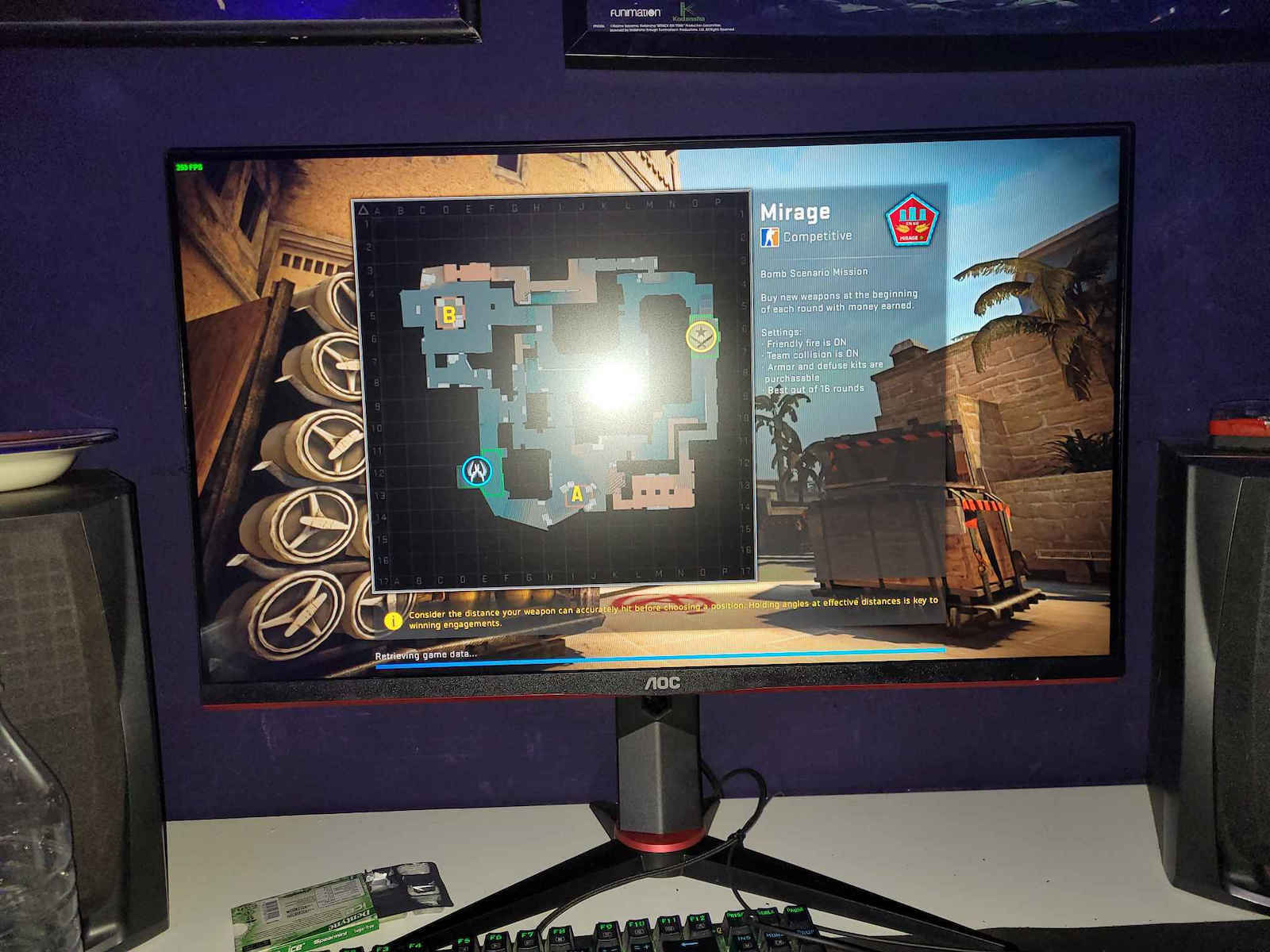 AOC 27G2U/BK IPS Gaming Monitor 27" FHD 1920x1080 144Hz με Χρόνο Απόκρισης 1ms GTG
