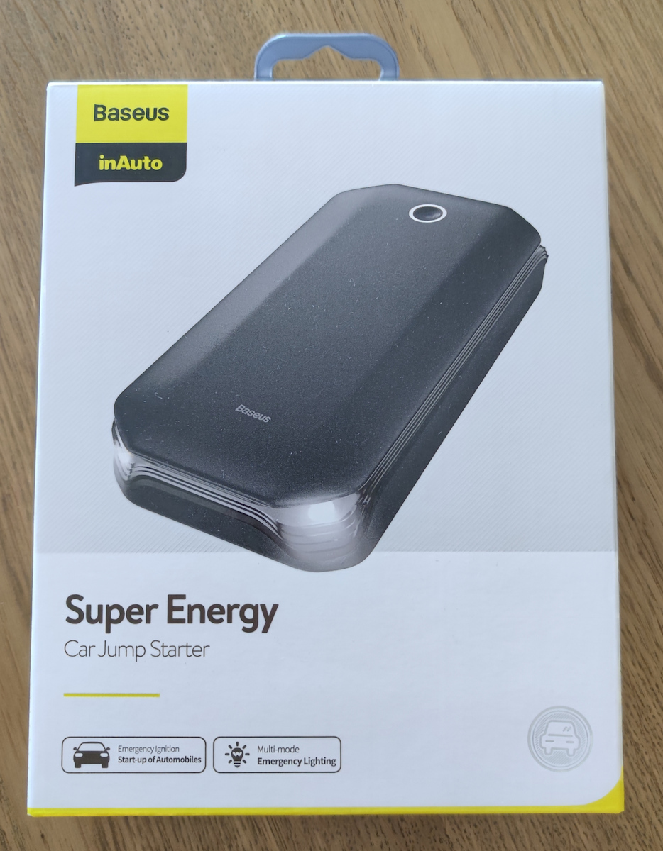 Baseus Super Energy Starter Portabil Pentru Baterii Auto și Motocicletă 8000mAh Cu Bancă De Alimentare Obiectiv USB 12V