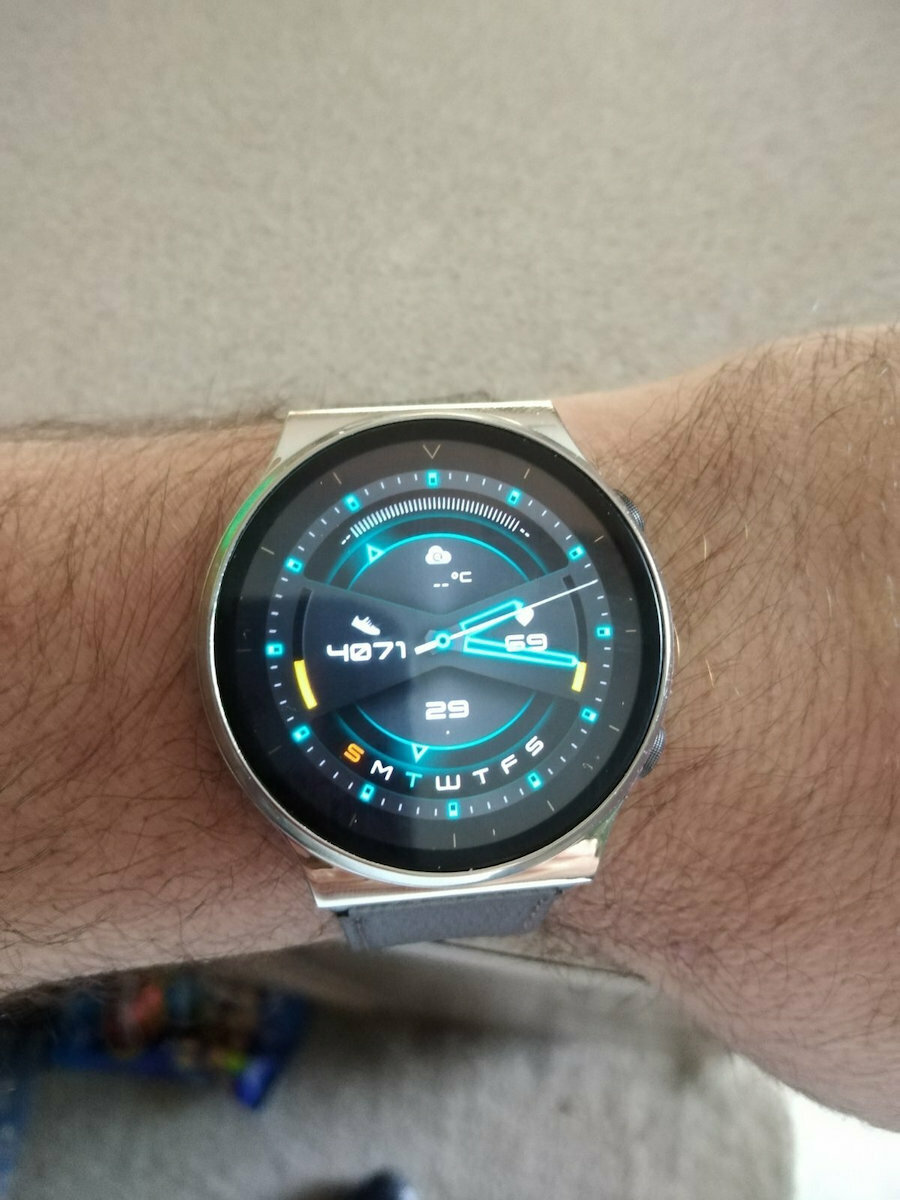 Пластмасов Калъф в Сребрист цвят за Huawei Watch GT 2 Pro - Хуавей Уотч GT 2 Про