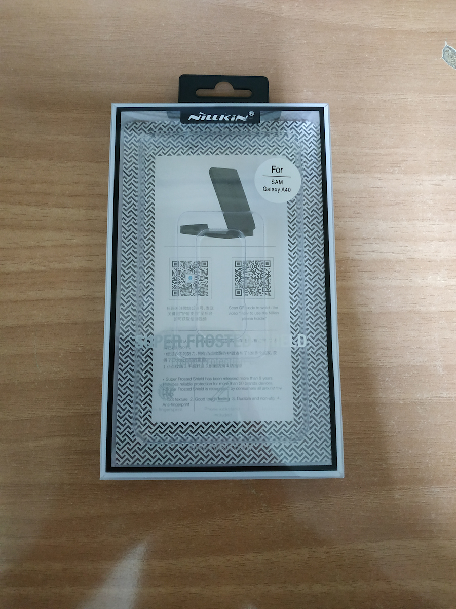 Nillkin Super Frosted Back Cover Plastic Negru Galaxy A40