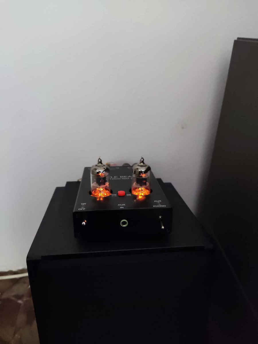Nobsound Little Bear T7 6J1 Mini Phono Preamp Ασημί
