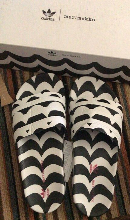 Marimekko Adilette Slapi bărbați Core Black/Cloud White