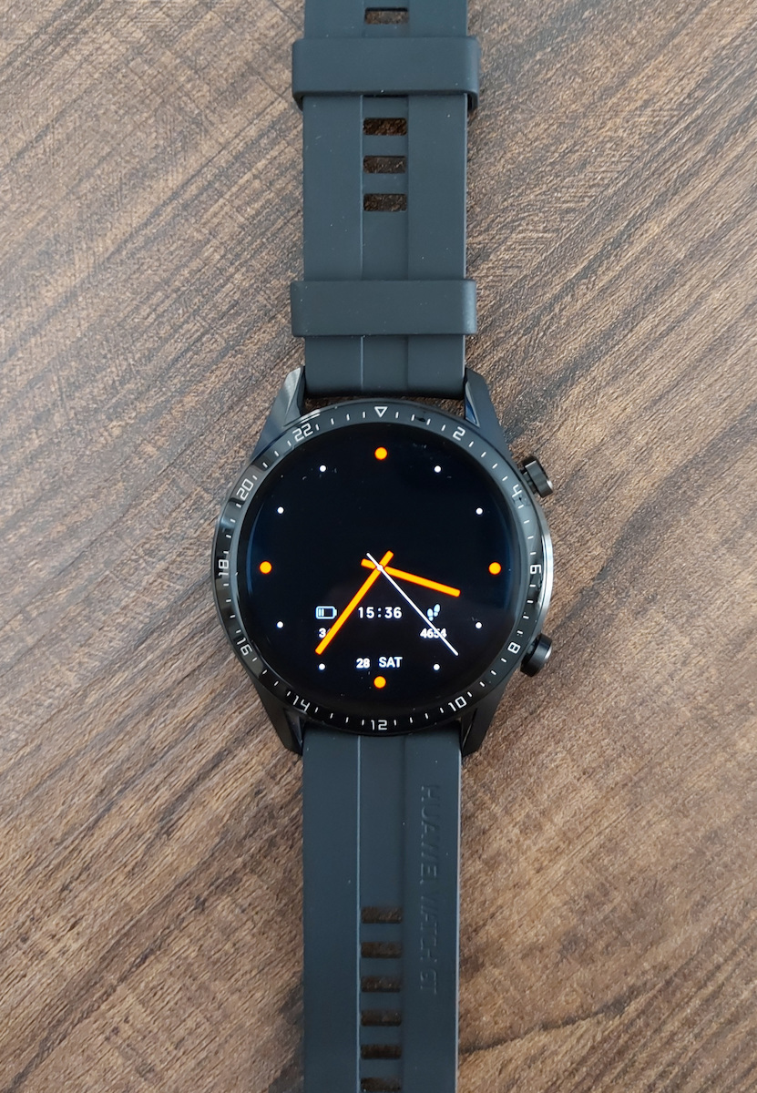 Huawei Watch GT 2 Sport 46mm mit Pulsmesser (Matte Black)