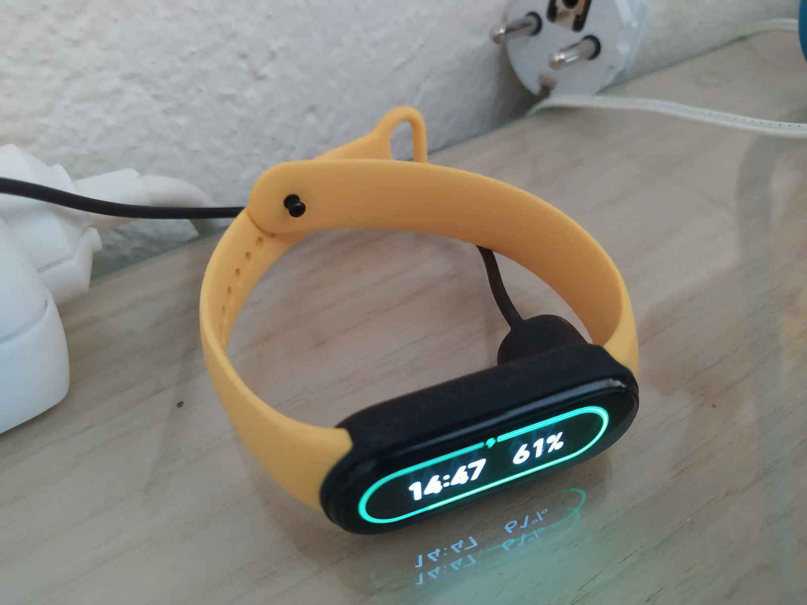 Xiaomi Strap Silicone with Pin Blue / Yellow / Mint Green (Mi Smart Band 5/Mi Smart Band 6)