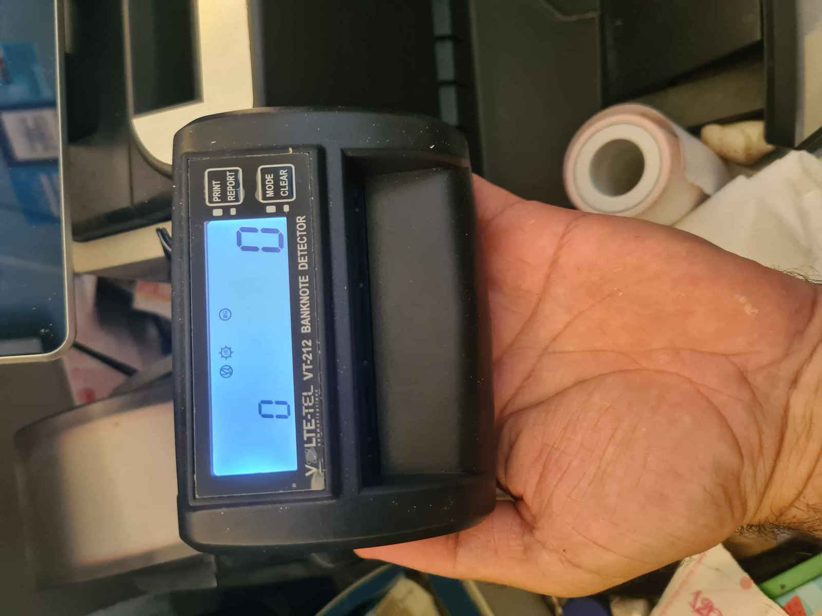 Volte-Tel VT-212 Καταμετρητής Χαρτονομισμάτων με Ανίχνευση Πλαστών