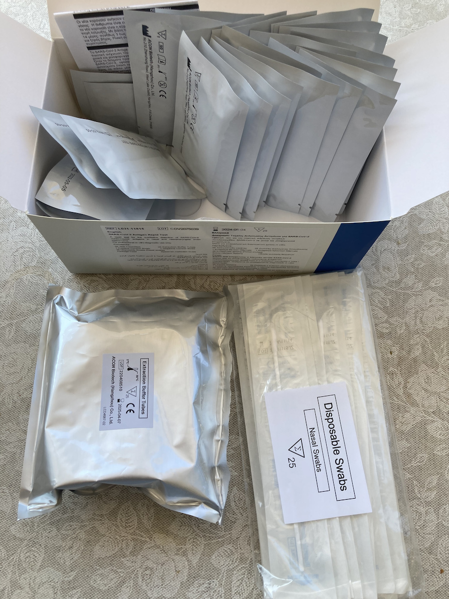 Acon FlowFlex 25Stück Selbsttest Covid Antigene