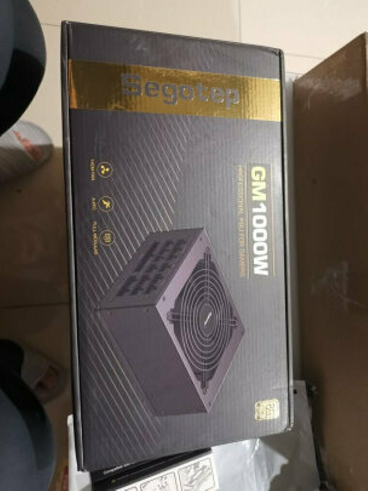 Segotep GM1000W Schwarz 1000W Vollständig modulares Netzteil 80 Plus Gold