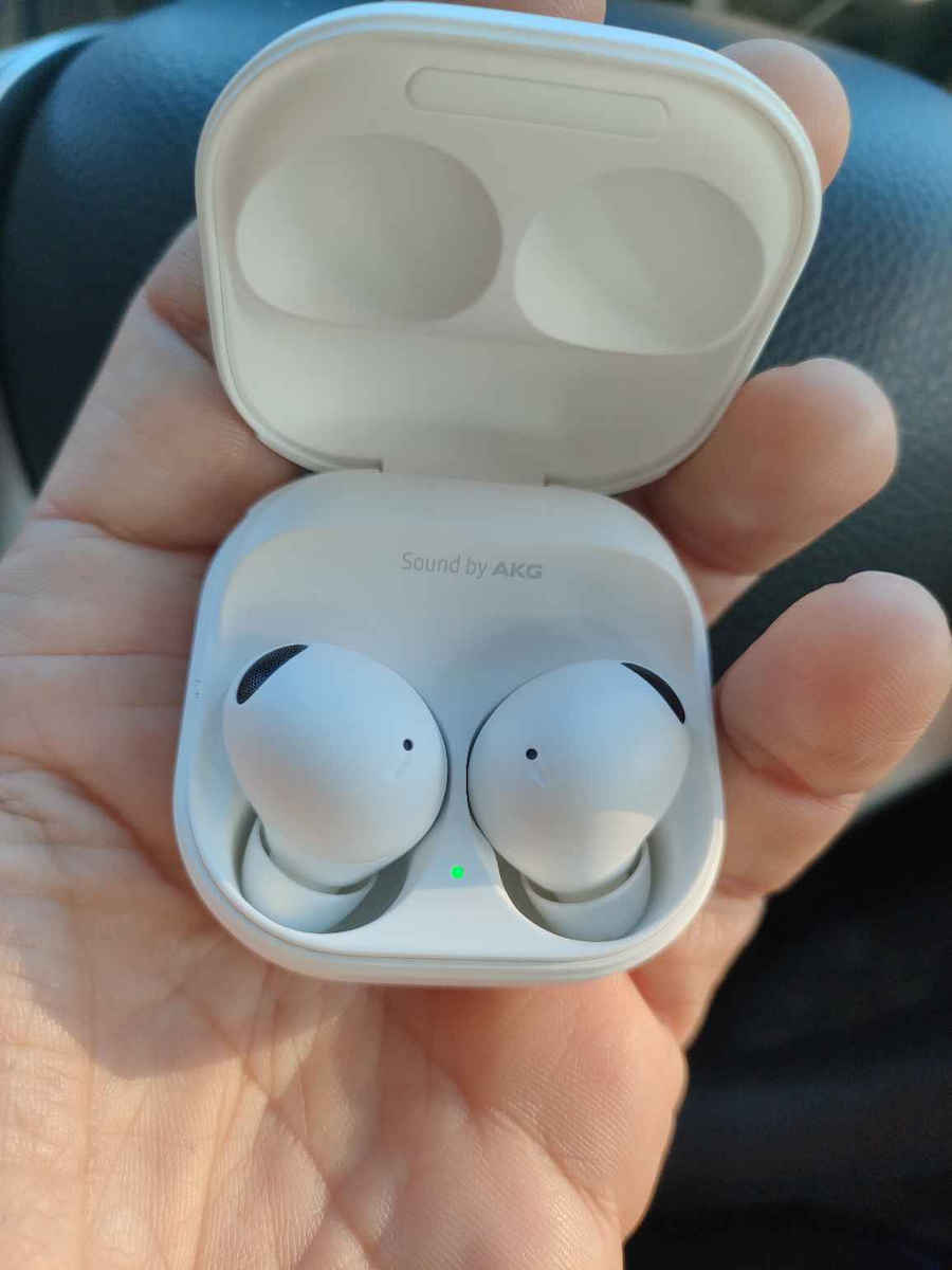 Samsung Galaxy Buds2 Pro Bluetooth Handsfree Ακουστικά με Αντοχή στον Ιδρώτα και Θήκη Φόρτισης White