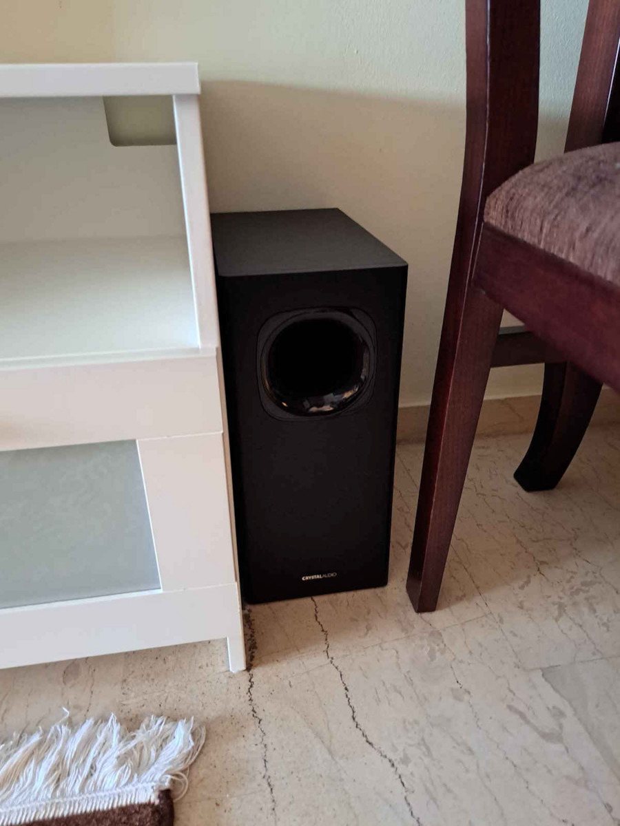 Crystal Audio CASB240 Soundbar 240W 2.1 με Τηλεχειριστήριο Μαύρο