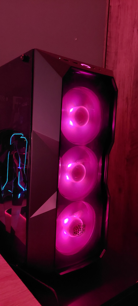 CoolerMaster MasterBox TD500 Gaming Midi Tower Κουτί Υπολογιστή με Πλαϊνό Παράθυρο και RGB Φωτισμό Μαύρο